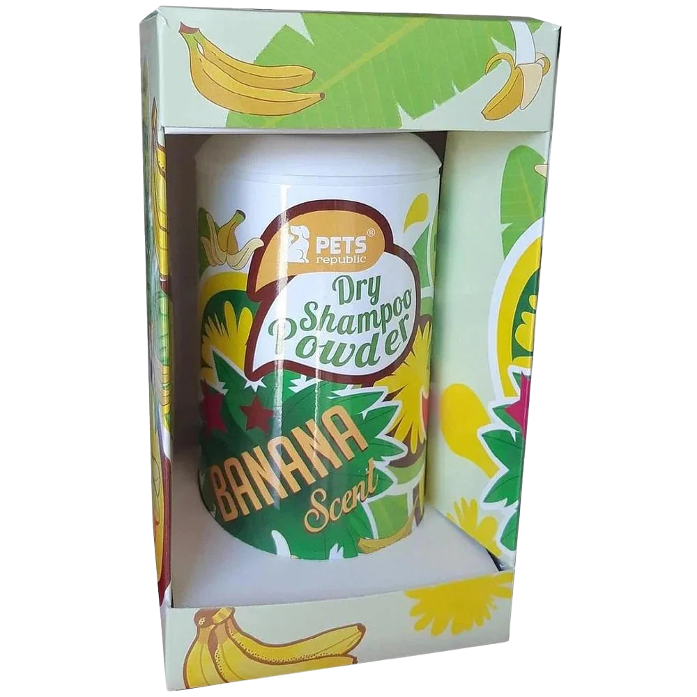 Pets Republic Dry Powder Shampoo Banana 500 g