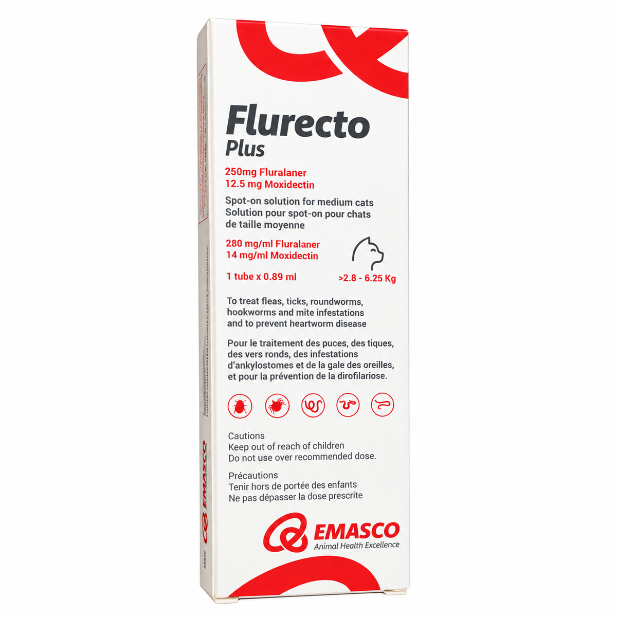 Flurecto Plus 250/12.5 mg Spot-On for cats