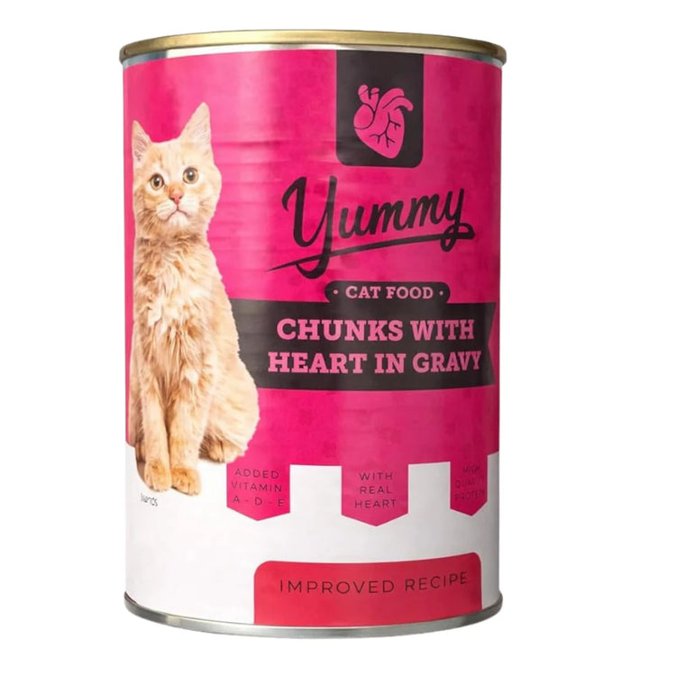Yummy Cat Food in Gravy Chunks 400g