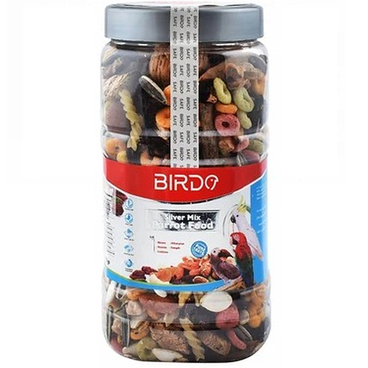 Birdo Silver Mix Parrot Food 500 gm