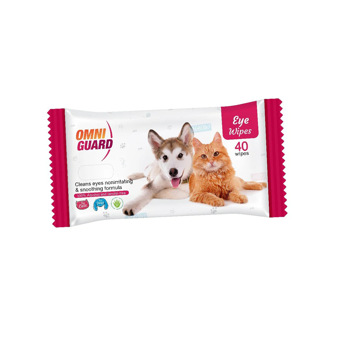Omni Guard Eye Wipes (40 Wipes)