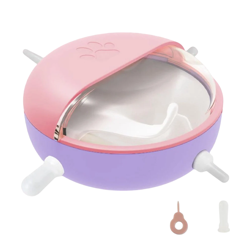 Pet milk bowl 4 teats