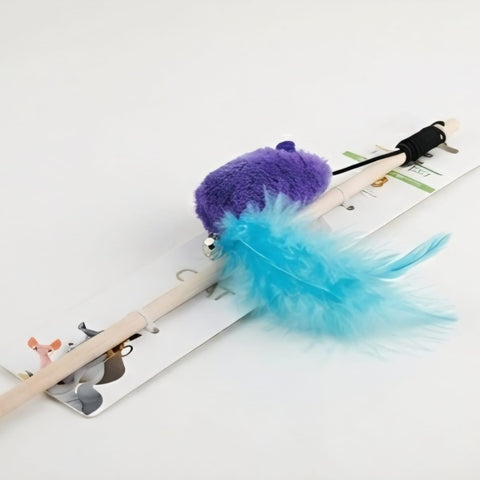 Interactive Cat Teaser Wand Toy