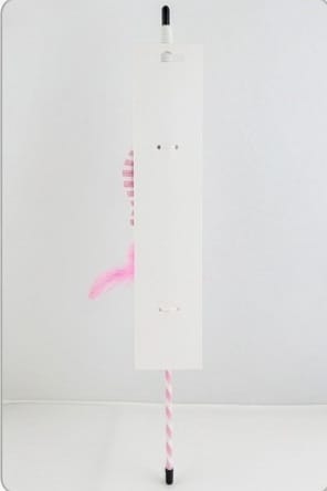 Cat Teaser Wand with Plush Fish & Feather