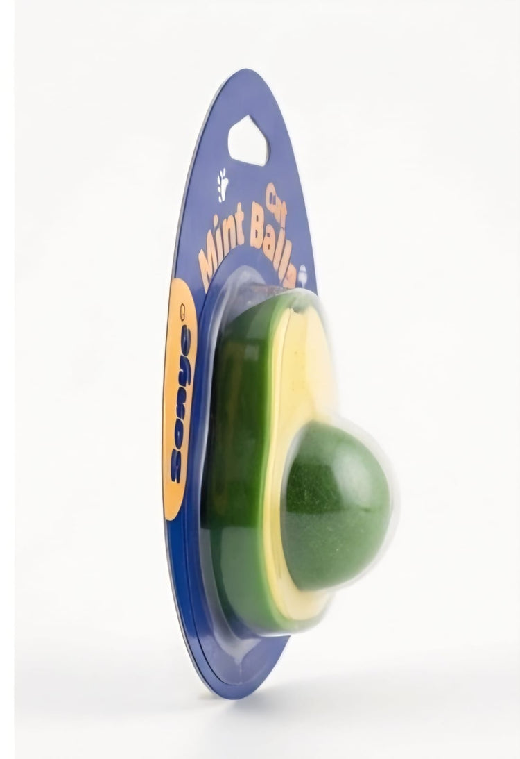 Cat Mint Ball Toy (Avocado Shape)