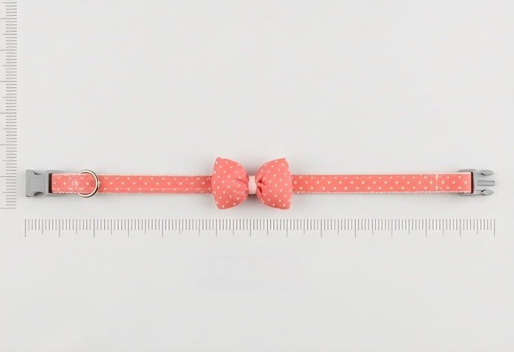 Pink Bow Tie Pet Collar