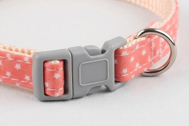 Pink Bow Tie Pet Collar