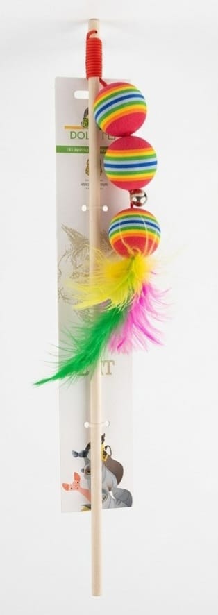 Interactive Cat Teaser Wand Toy