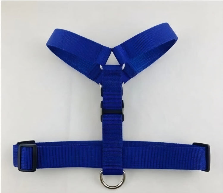 Adjustable Pet Harness & Leash Set – Classic Blue