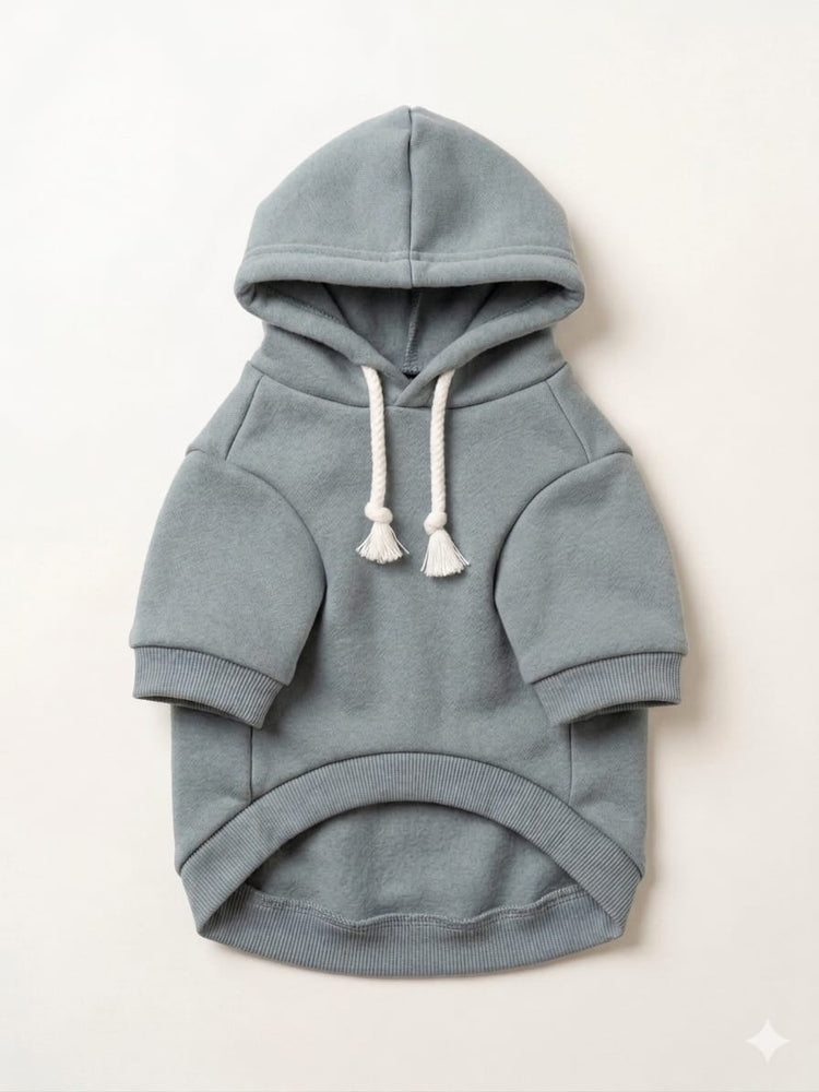 Premium Soft Cotton Pet Hoodie ( Grey )