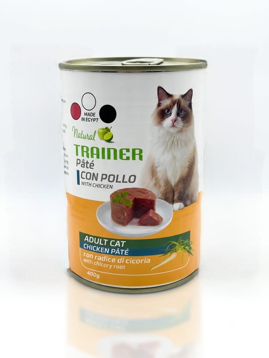 Natural Trainer Adult Cat Chicory Root Wet Food - 400g