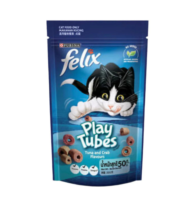 Purina Felix Play Tubes – Tuna and Crab Flavours