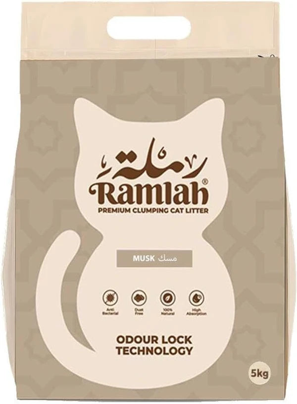 Ramlah Premium Clumping Musk Cat Litter 5Kg