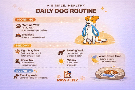Is your dog following a daily routine?