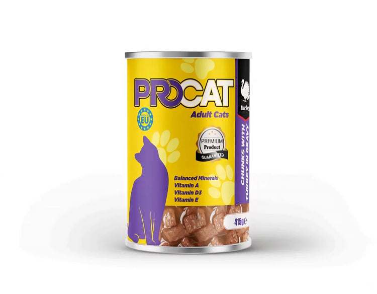 Pro Cat Wet Food For Adult in Chunks in Gravy 415G