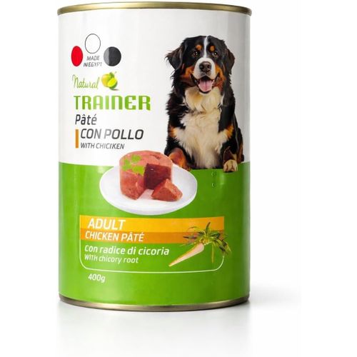 Trainer Adult Wet Dog Food Pate With Chicory Root ( 400 Gram )