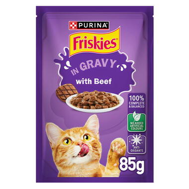 Friskies With Beef In Gravy 85 gm