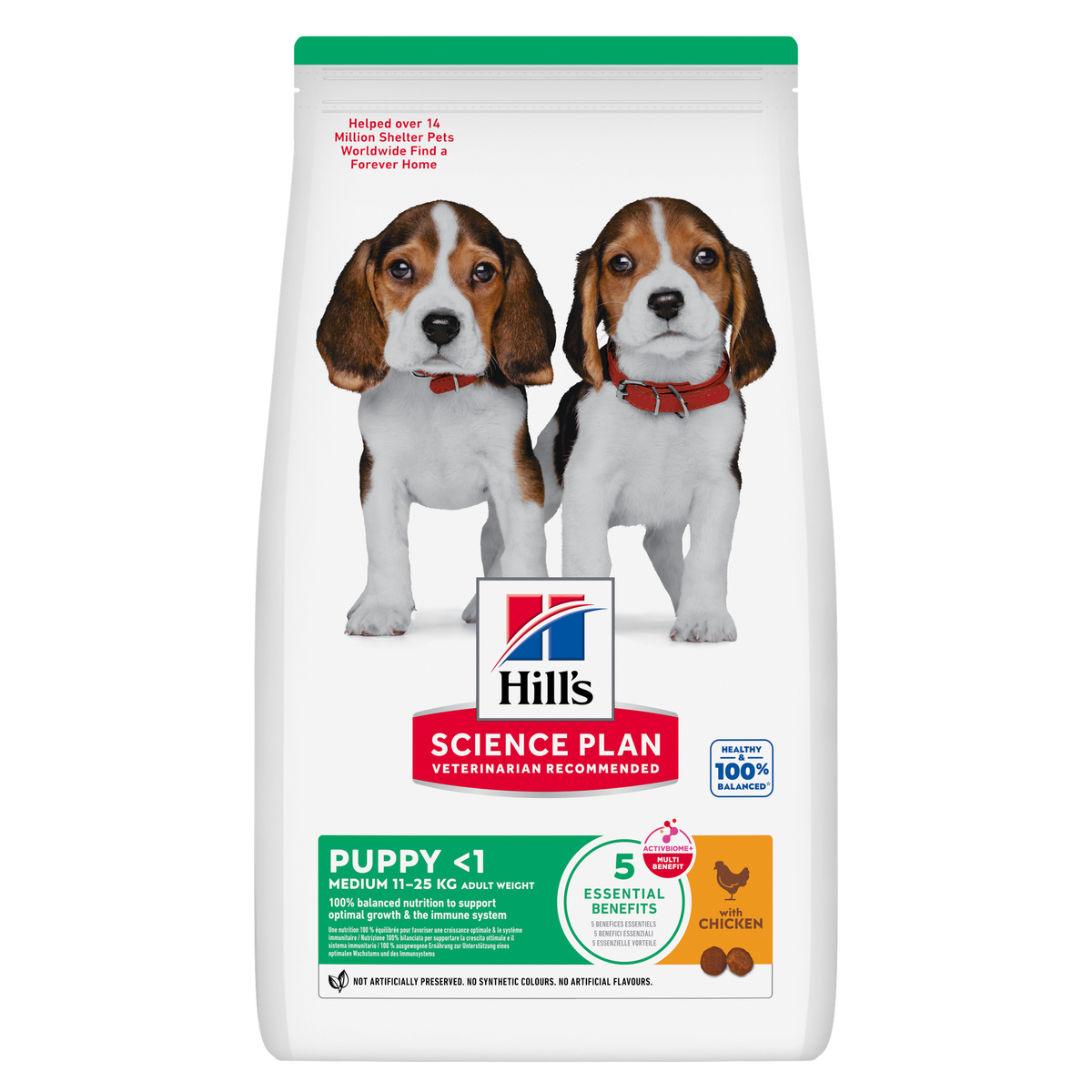Hill’s Science Plan Medium puppy food with chicken