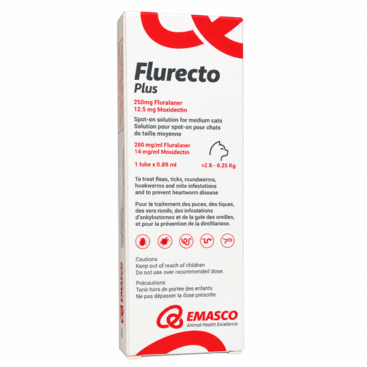 Flurecto Plus 250/12.5 mg Spot-On for cats