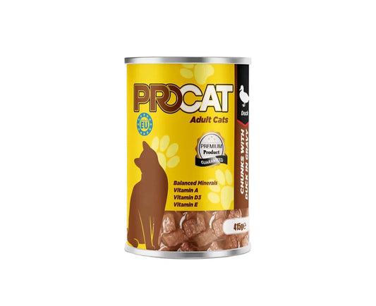 Pro Cat Wet Food For Adult in Chunks in Gravy 415G