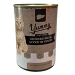 Yummy Cat Food in Gravy Chunks 400g