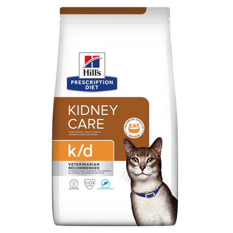 Hill's Veterinary K/D Kidney Care Dry Cat Food with Tuna 1.5kg