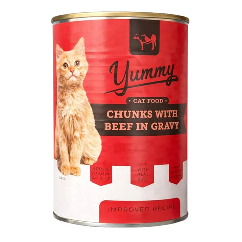 Yummy Cat Food in Gravy Chunks 400g