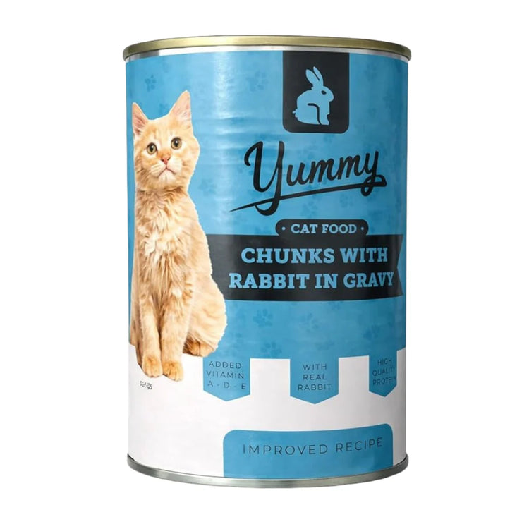 Yummy Cat Food in Gravy Chunks 400g