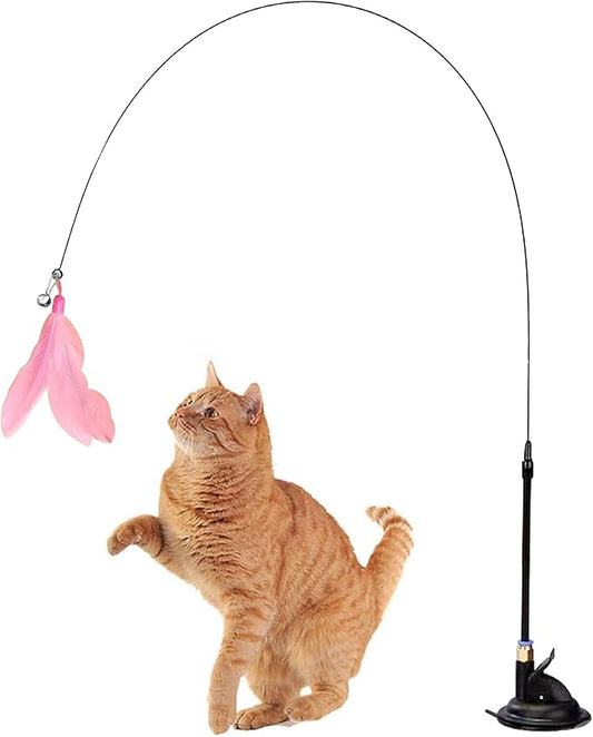 Interactive Cat Toy Intelligence Cat Toy with Bird Feathers