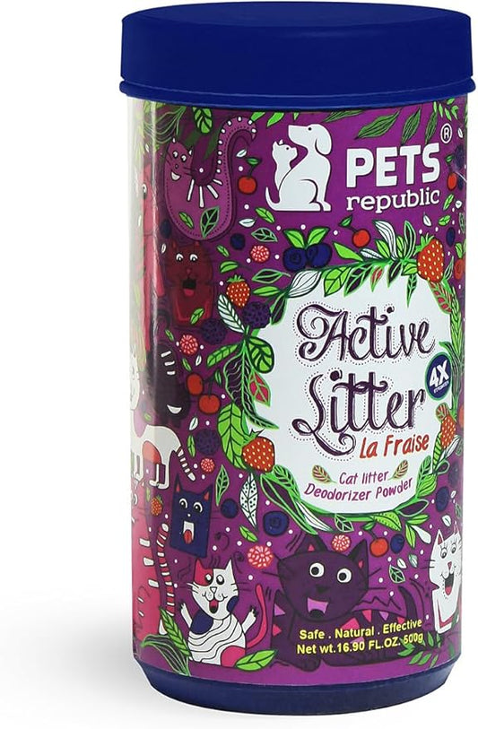 Cat Litter Deodorizer powder with Fraise 500 gm