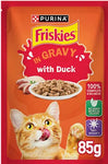 FRISKIES Duck in Gravy Wet Cat Food 85g