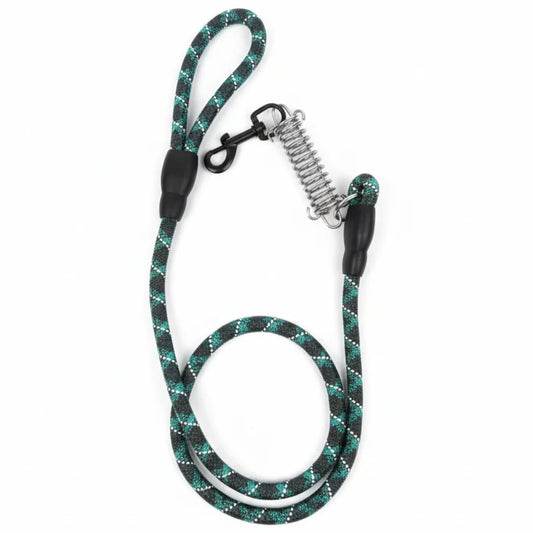 Premium Reflective Rope Leash with Spring Buffer 85 Cm