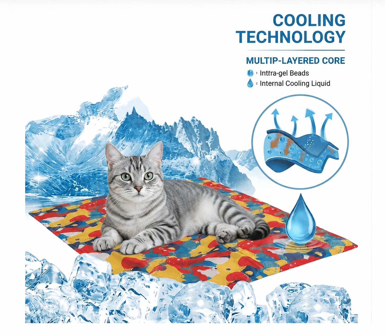 Cooling Gel Pad for Pets