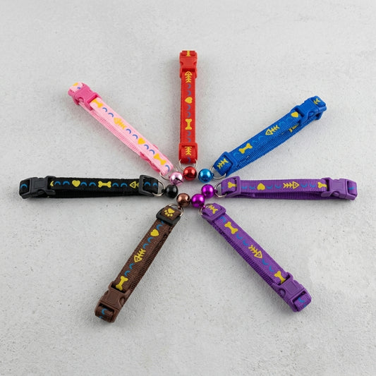 Patterned Cat Collars