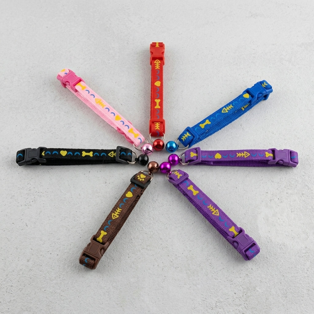 Patterned Cat Collars