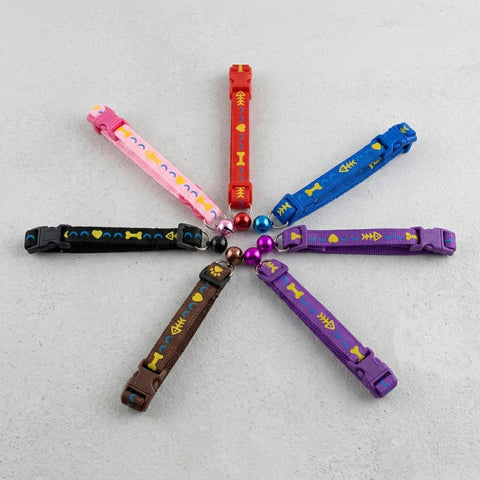 Patterned Cat Collars