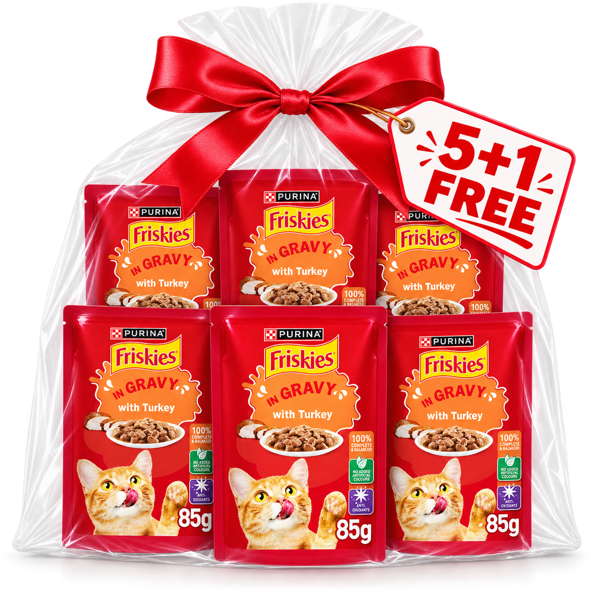 Friskies In Gravy 85 gm 5+1
