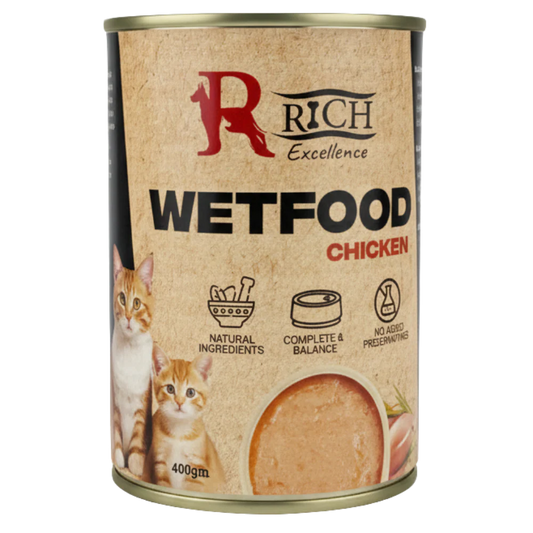 Rich Excellence Cat Wet Food Chicken Can 400g
