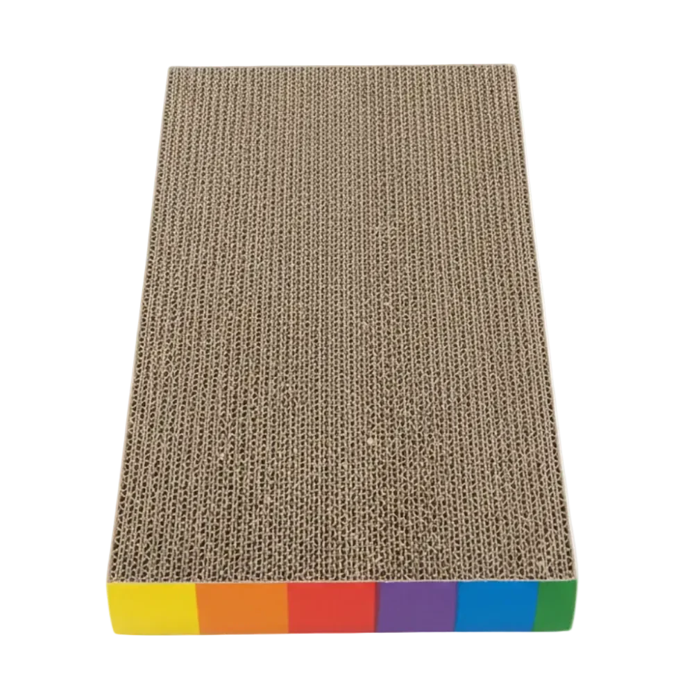 Extendable Cat Scratching Cat Scratching Post Rainbow Color With Cat nip 42 Cm * 19 Cm