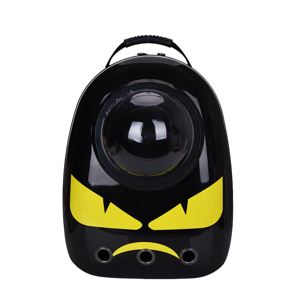 Pet Carrier Backpack Black Devil Size 42*30*25 Cm