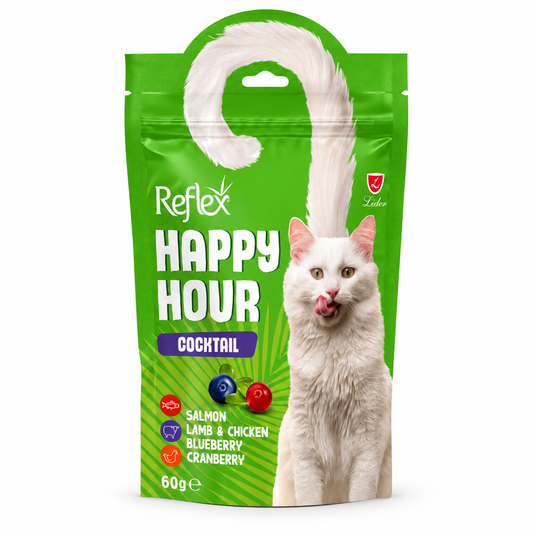 Reflex Happy Hour - Cocktail (Salmon, Lamb & Chicken, Blueberry, Cranberry)