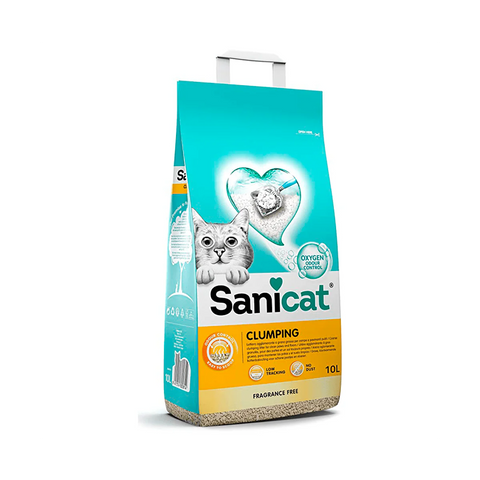 SANICAT Clumping White Fragrance Free 10L