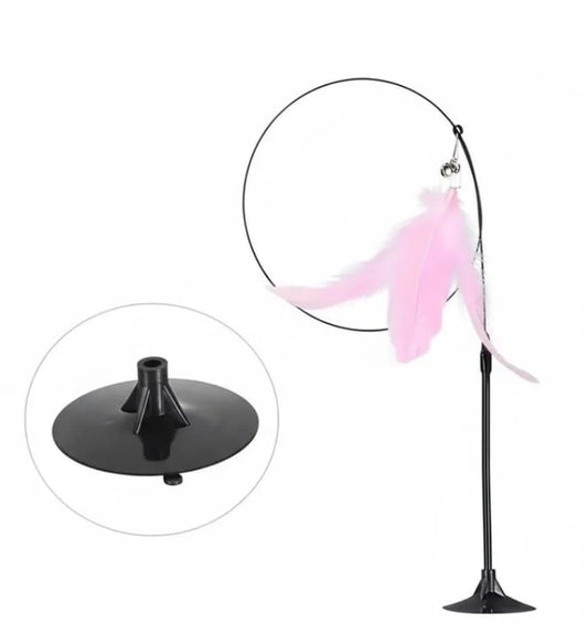 Interactive Cat Toy Intelligence Cat Toy with Bird Feathers