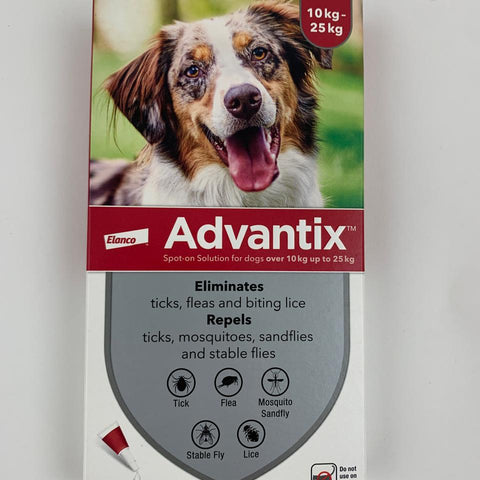 Advantix (spot-on solution for dogs over 10 kg up to 25 kg)