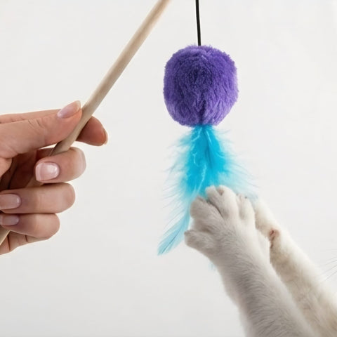 Interactive Cat Teaser Wand Toy