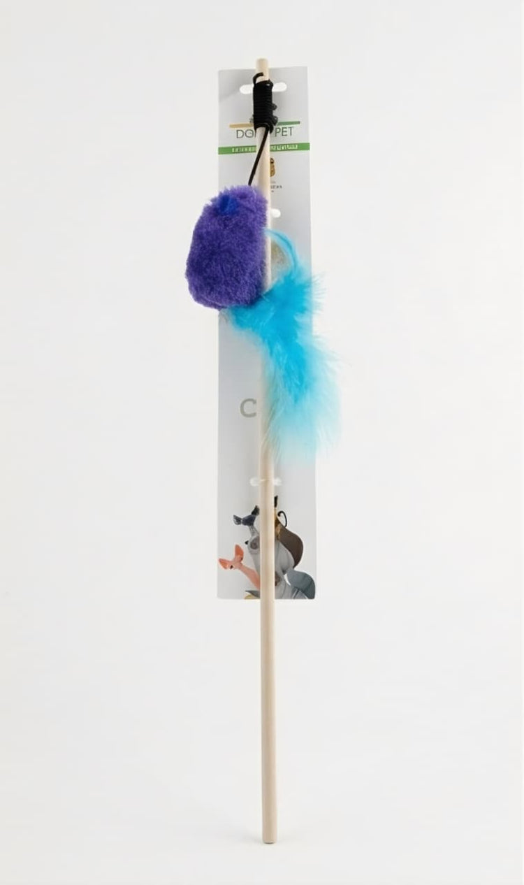 Interactive Cat Teaser Wand Toy