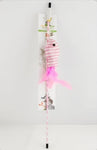 Cat Teaser Wand with Plush Fish & Feather