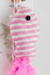 Cat Teaser Wand with Plush Fish & Feather