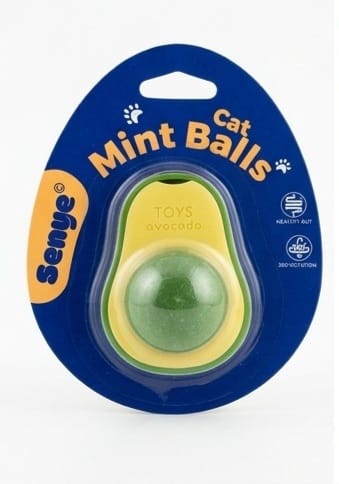 Cat Mint Ball Toy (Avocado Shape)