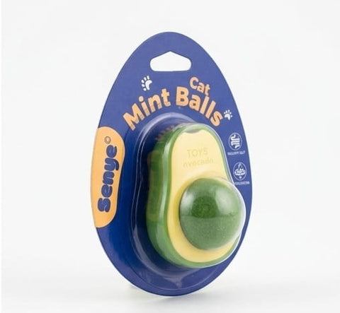 Cat Mint Ball Toy (Avocado Shape)
